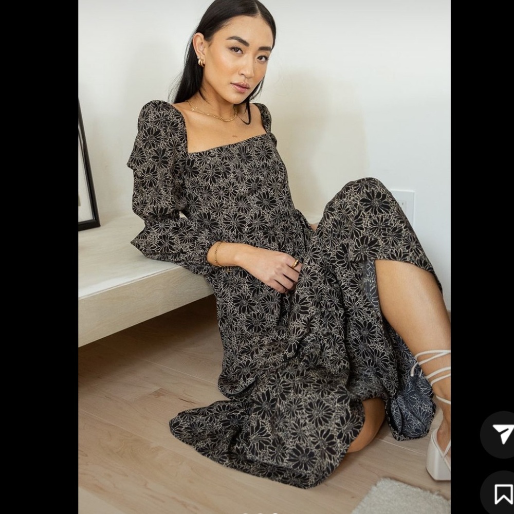 Bohme Morgan floral midi dress